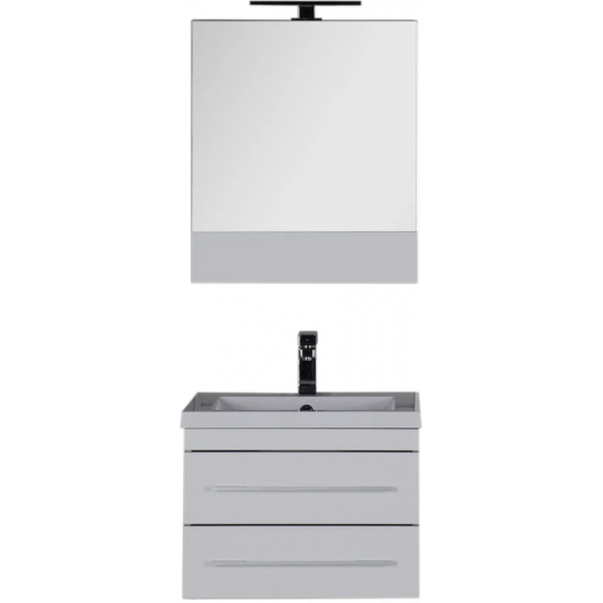 Зеркало-шкаф AQUANET Верона 58 L левое, белый 