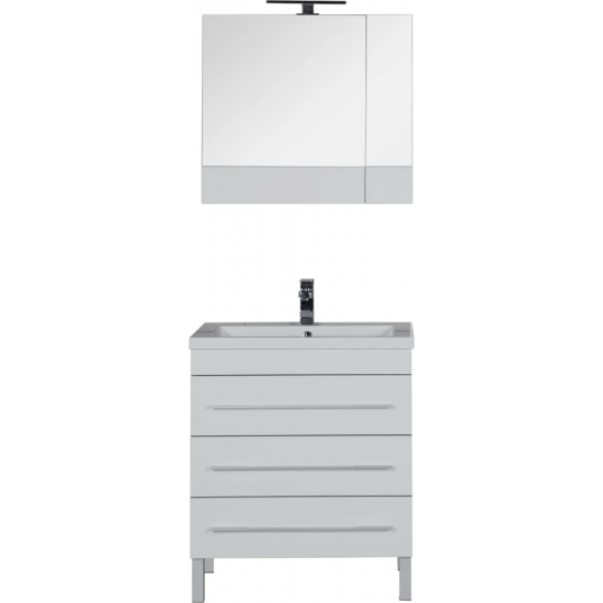 Зеркало-шкаф AQUANET Верона 75 белый