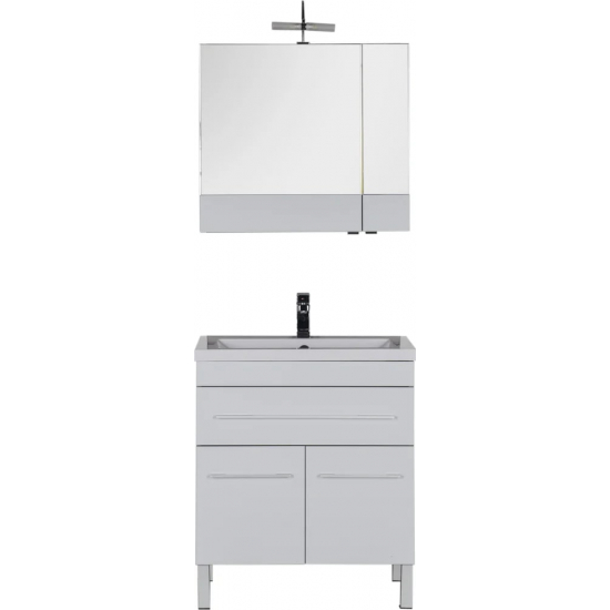 Зеркало-шкаф AQUANET Верона 75 белый