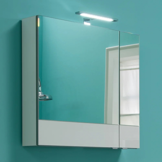 Зеркало-шкаф AQUANET Верона 75 белый