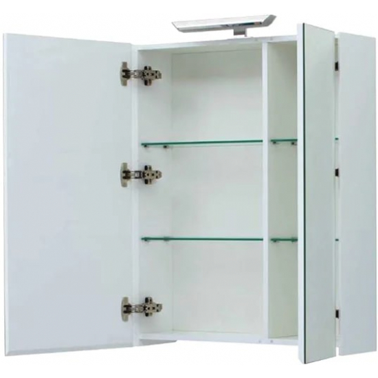 Зеркало-шкаф AQUANET Йорк 70 белый