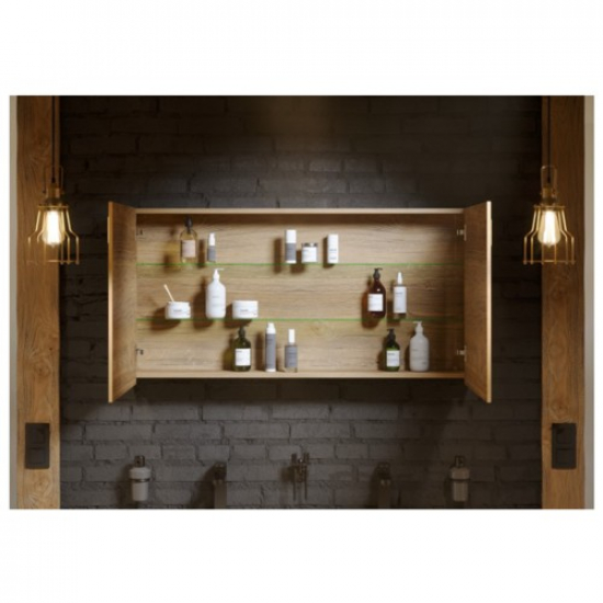 Зеркало-шкаф AQWELLA 5 stars Mobi 100 дуб балтийский