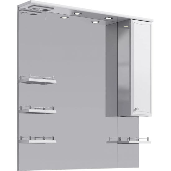 Зеркало-шкаф AQWELLA Барселона 100 с подсветкой