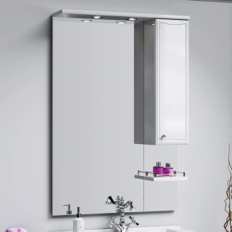 Зеркало-шкаф AQWELLA Барселона 80 с подсветкой