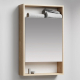 Зеркало-шкаф AQWELLA City 50 дуб балтийский