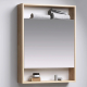 Зеркало-шкаф AQWELLA City 60 дуб балтийский