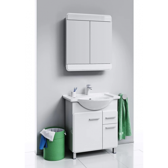 Зеркало-шкаф AQWELLA Корсика 75