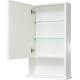 Зеркало-шкаф AURA 50 А левое с полкой, белый