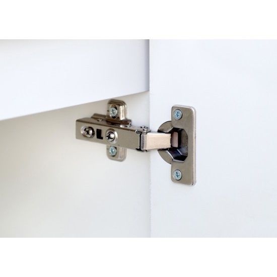 Зеркало-шкаф AURA 50 А правое с полкой, белый