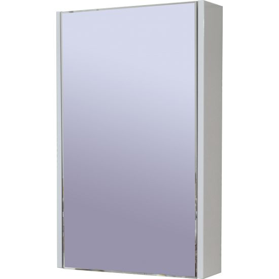 Зеркало-шкаф AURA 50А левое белый 