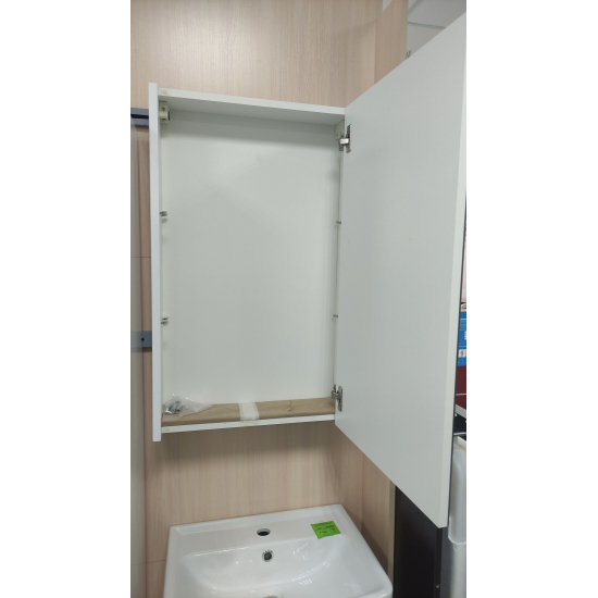 Зеркало-шкаф AURA 50А правое белый 