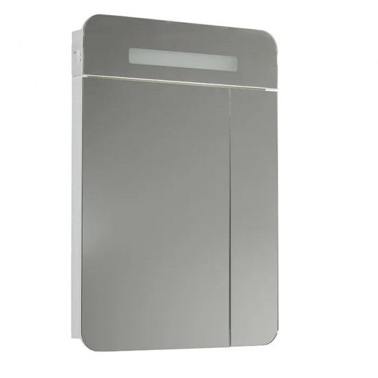 Зеркало-шкаф AURA Флай 61-2 овал белый