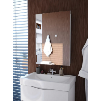 Зеркало-шкаф AURA Флай 61 (эко) белый