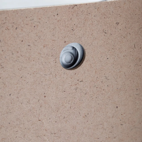 Зеркало-шкаф AURA Флай 77-2 овал белый