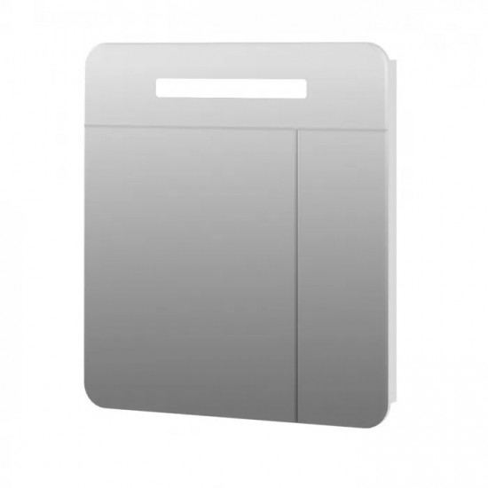 Зеркало-шкаф AURA Флай 77-2 овал белый