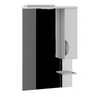 Зеркало-шкаф AURA Люкс 70 правое белый