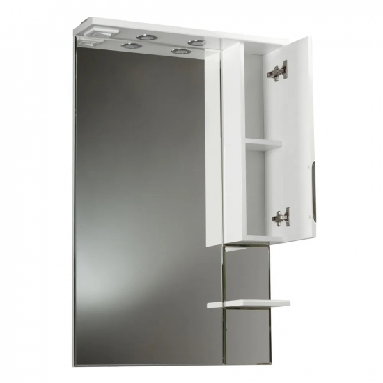 Зеркало-шкаф AURA Люкс 70 правое белый