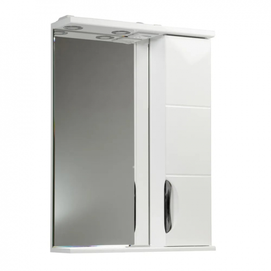 Зеркало-шкаф AURA Техно 60 правое белый