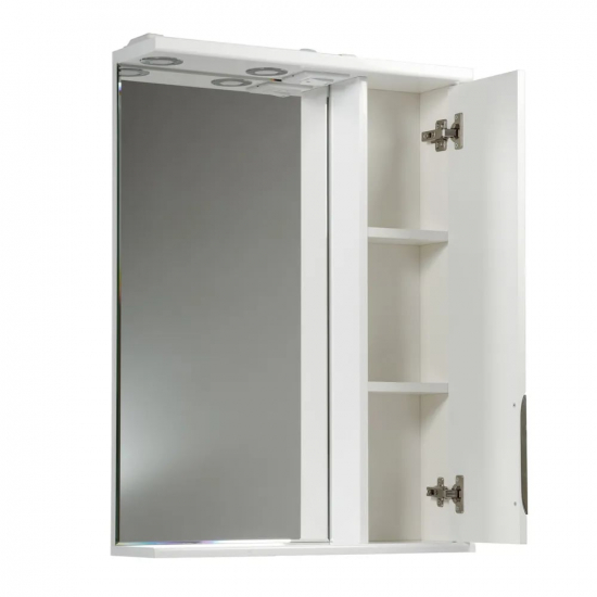 Зеркало-шкаф AURA Техно 60 правое белый