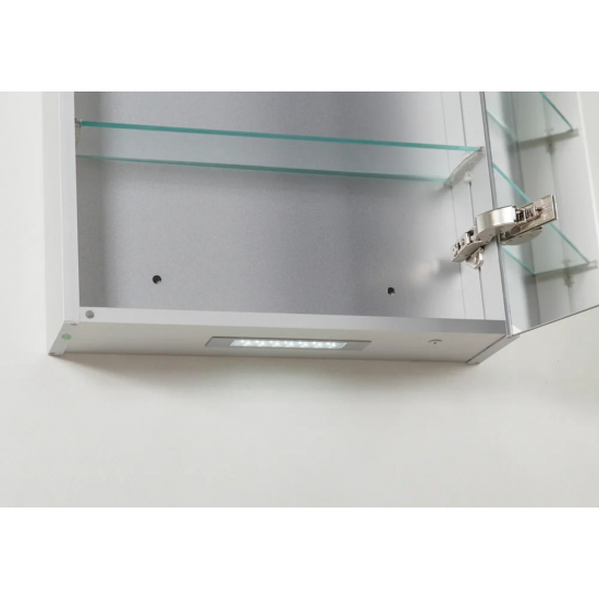 Зеркало-шкаф BELBAGNO SPC-1A-DL-BL-600 с подсветкой