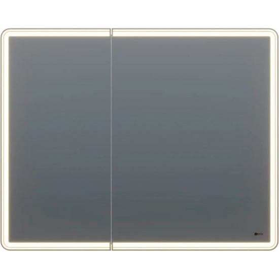 Зеркало-шкаф LEMARK Element 100x80, с подсветкой и розеткой