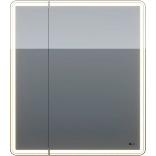 Зеркало-шкаф LEMARK Element 70x80, с подсветкой и розеткой