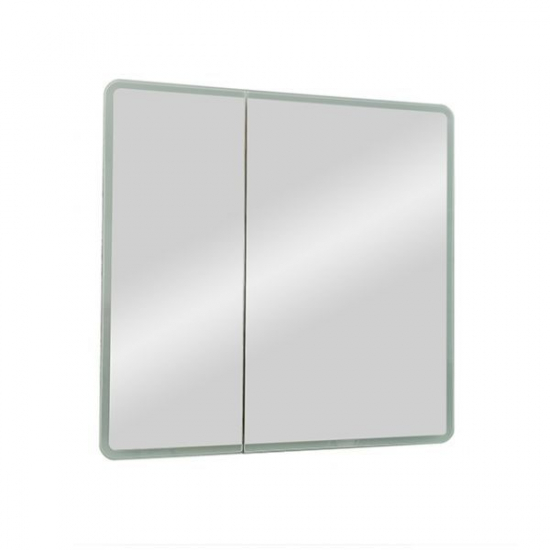 Зеркало-шкаф MIRSANT Arena 80 с LED подсветкой белый