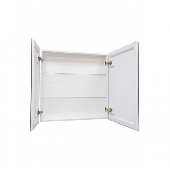 Зеркало-шкаф MIRSANT Arena 80 с LED подсветкой белый