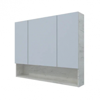 Зеркало-шкаф MIRSANT Мальта 100 дуб белый