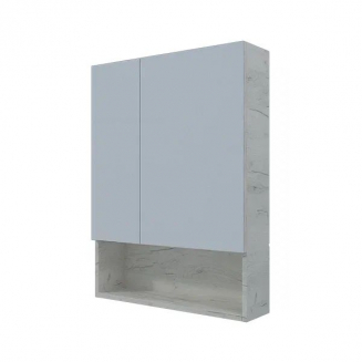 Зеркало-шкаф MIRSANT Мальта 60 дуб белый