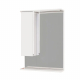 Зеркало-шкаф MIRSANT Soho 60 с LED подсветкой белый левый