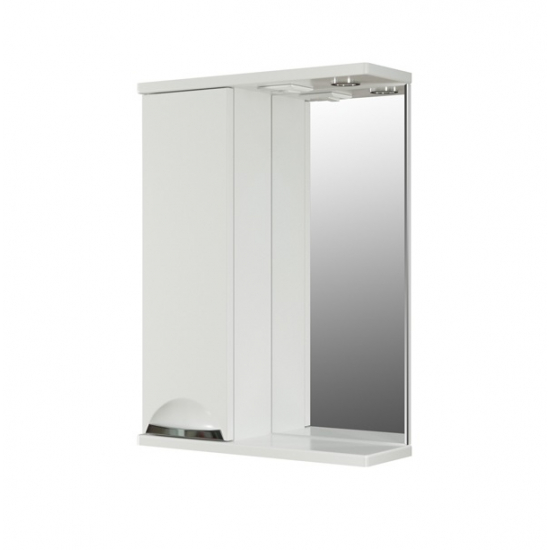 Зеркало-шкаф MIXLINE Этьен-50 левый с подсветкой