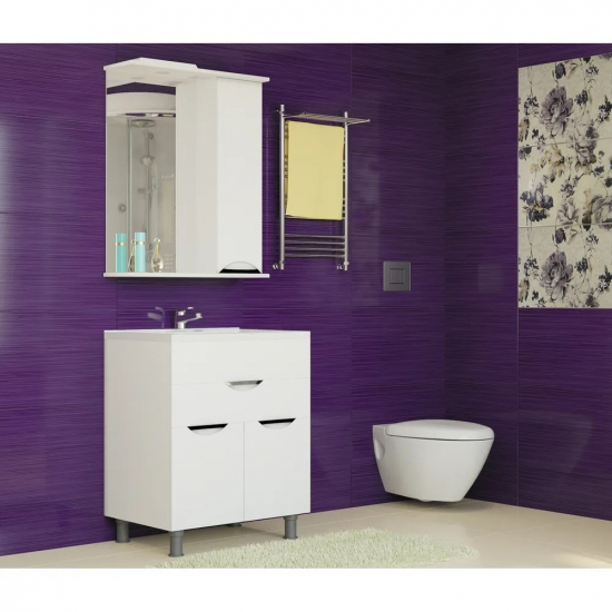 Зеркало-шкаф MIXLINE Этьен-65 правый с подсветкой