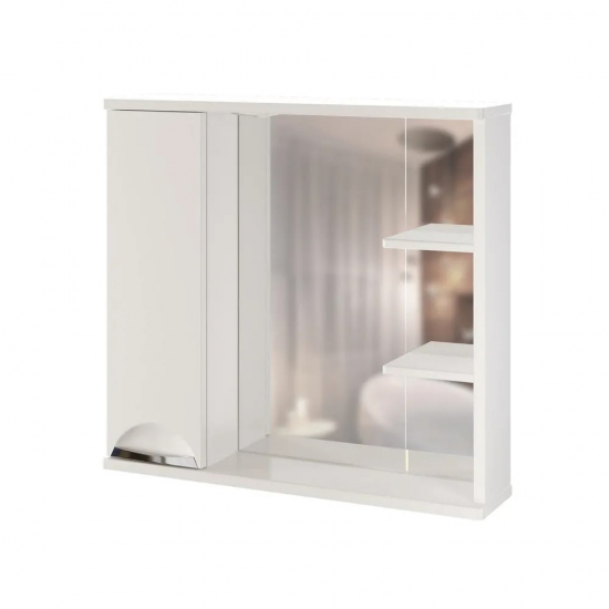 Зеркало-шкаф MIXLINE Этьен-75 левый с подсветкой