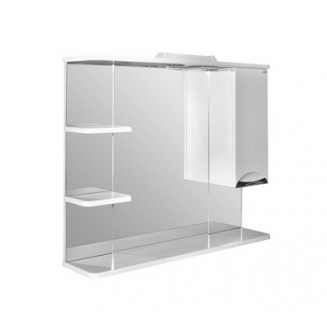 Зеркало-шкаф MIXLINE Этьен-90 правый с подсветкой