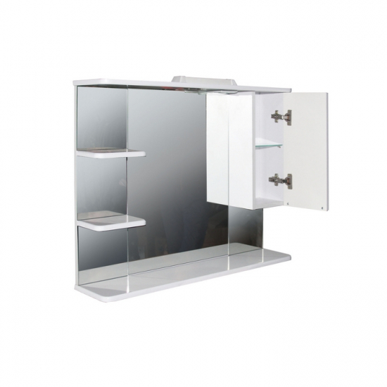 Зеркало-шкаф MIXLINE Этьен-90 правый с подсветкой