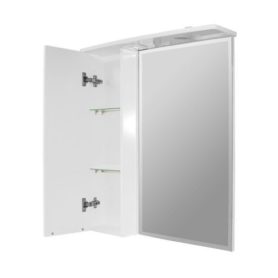 Зеркало-шкаф MIXLINE Кассиопея-75 левый с подсветкой