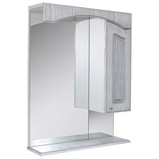Зеркало-шкаф MIXLINE Крит-60 патина серебро