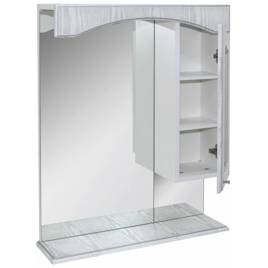 Зеркало-шкаф MIXLINE Крит-60 патина серебро