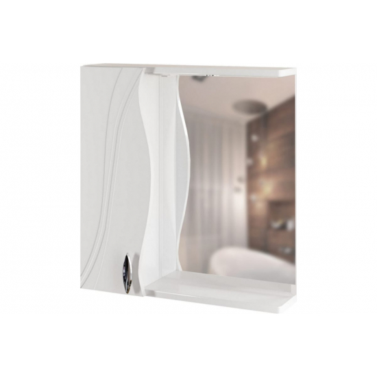 Зеркало-шкаф MIXLINE Лима-65 левый с подсветкой