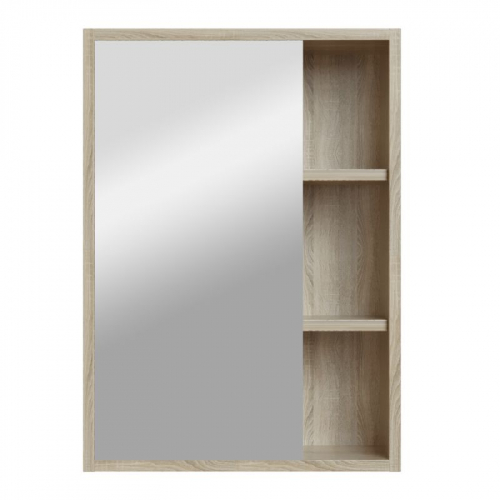 Зеркало-шкаф MIXLINE Милтон-50, дуб сонома