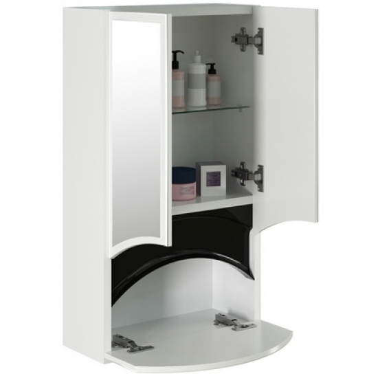 Зеркало-шкаф MIXLINE Радуга-46 цветы белый