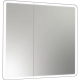 Зеркало-шкаф MIXLINE Сканди 80x80 универсальный, с LED подсветкой