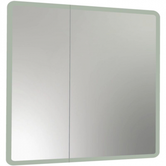 Зеркало-шкаф MIXLINE Сканди 80x80 универсальный, с LED подсветкой