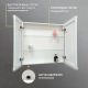 Зеркало-шкаф MIXLINE Сканди 80x80 универсальный, с LED подсветкой