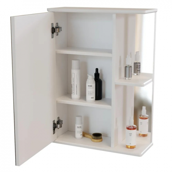 Зеркало-шкаф MIXLINE Стандарт-50 белый левый