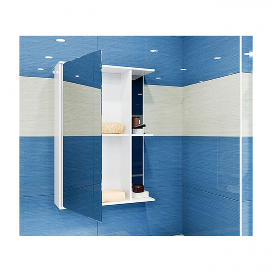 Зеркало-шкаф MIXLINE Стандарт-50 белый левый