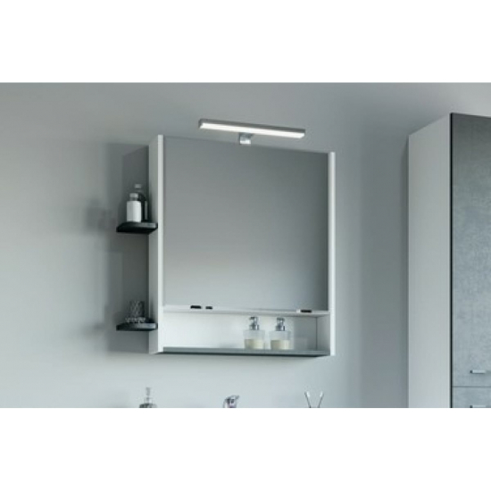 Зеркало-шкаф MIXLINE Сура-70 без подсветки, с полками