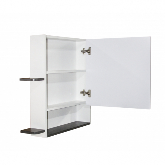 Зеркало-шкаф MIXLINE Сура-70 без подсветки, с полками