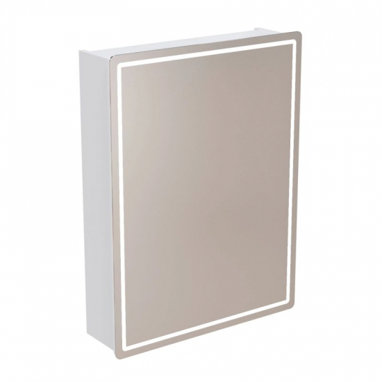 Зеркало-шкаф MIXLINE Вектор 60x80 с LED подсветкой, бесконтактный сенсор